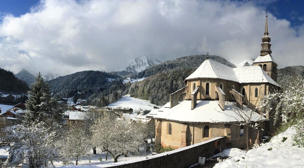 Abbaye Abondance hiver