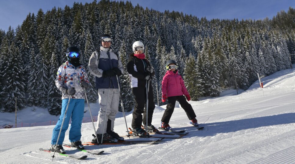 abondance famille ski